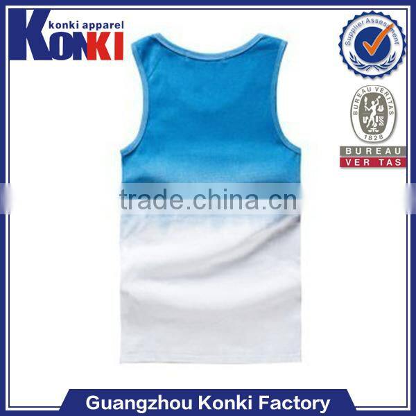custom multicolor Comfortable organic cotton cheap tank tops