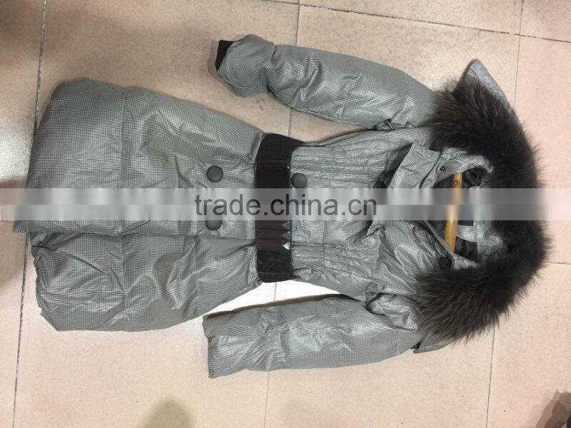 GZY female coat 2017 fashion comfortable stock cheap fur cotton top design guangzhou warehouse stoc k