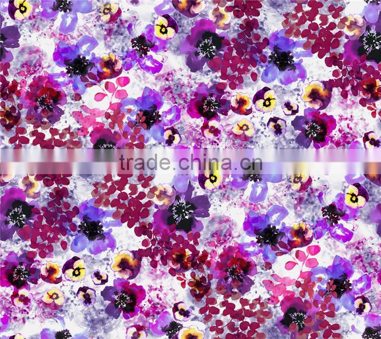 printing in 100 cotton fabric polyester fabric T/C65/35 new pattern fashion style