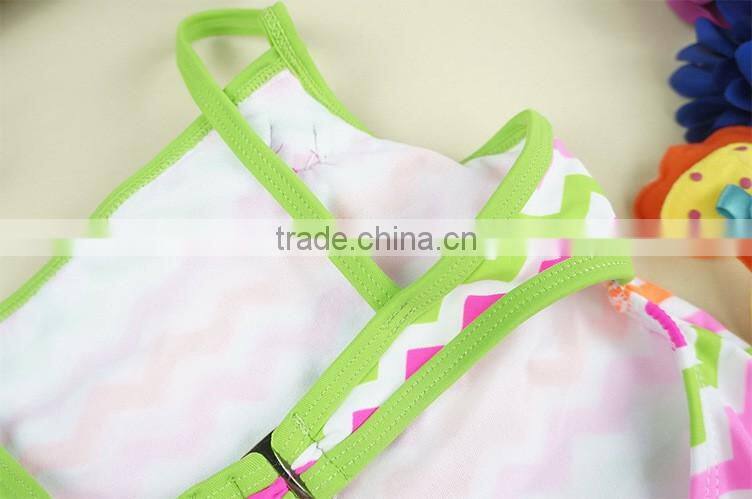 One Piece Summer Sleeveless Bathing Suit Summer Kids Bikini Girl Swimwear 2017