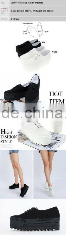2ssd0191 platform Lace up fashion sneakers