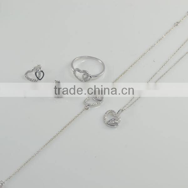 Hitwing Jewelry Factory Wedding Crystal Jewelry Set