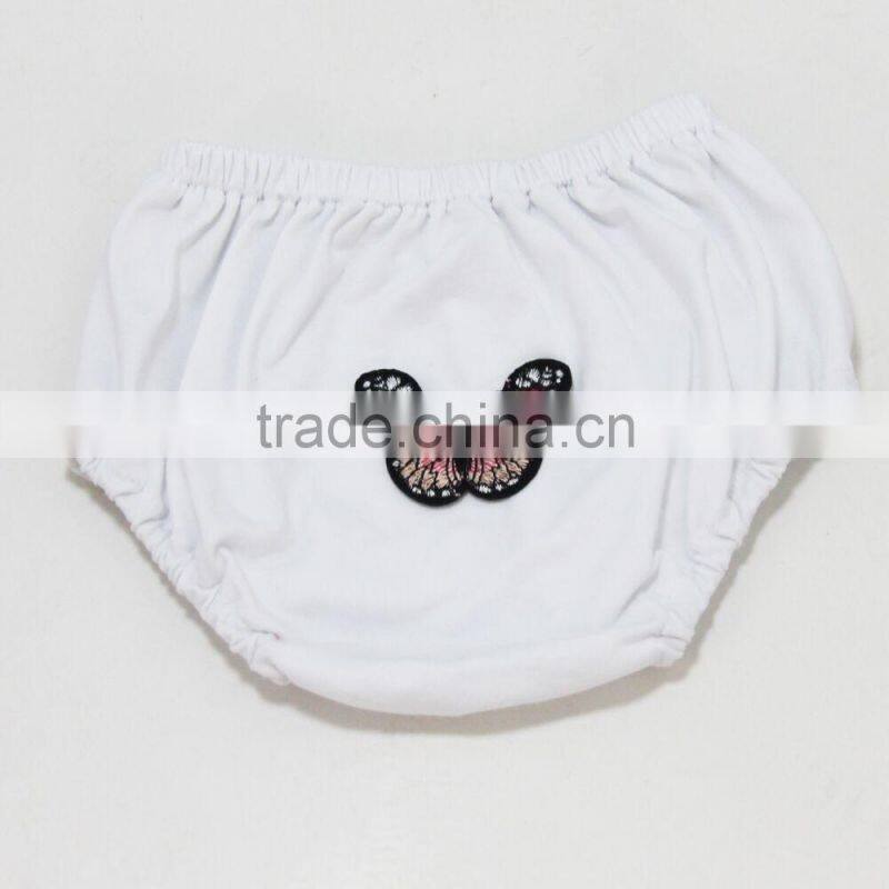 2017 New Arrival Solid Color Cute Baby Cotton Embroidery Bloomer