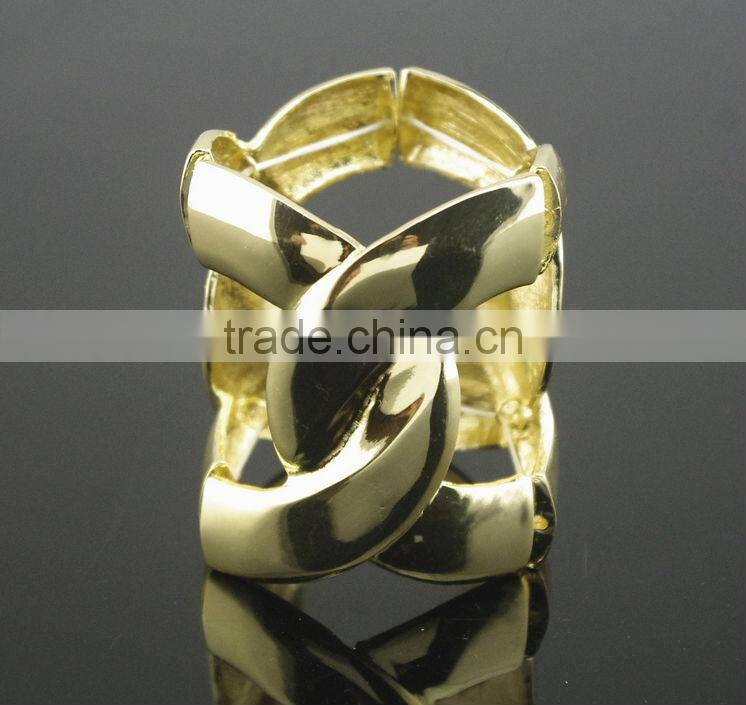 Punk metal bracelet Retro feeling smooth elastic bracelet