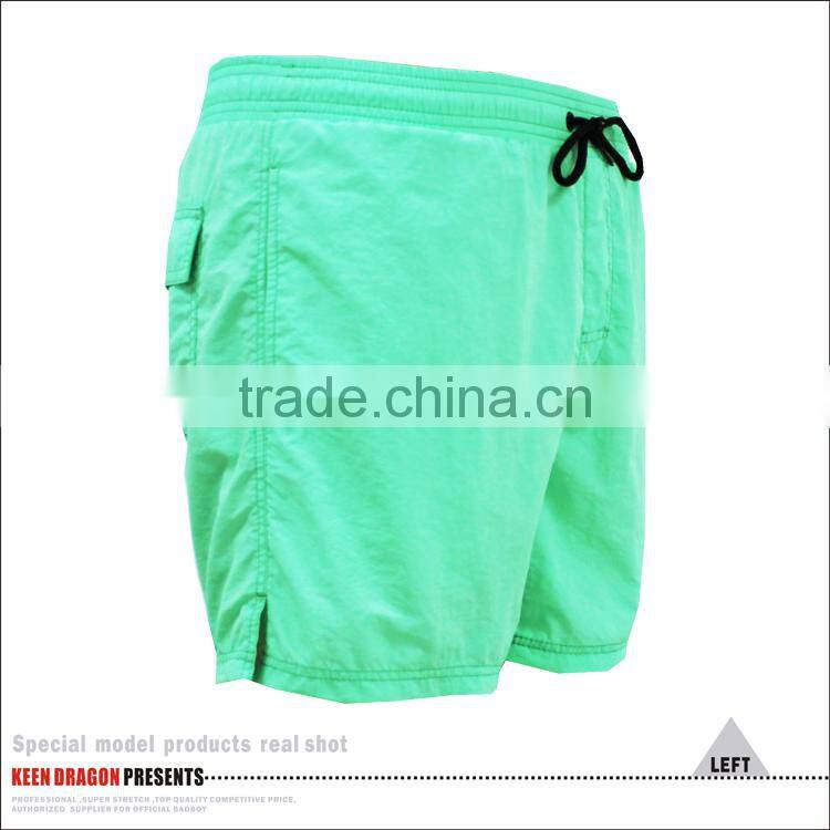2017 wholesale elastic waist shorts for men swim trunks embroidery