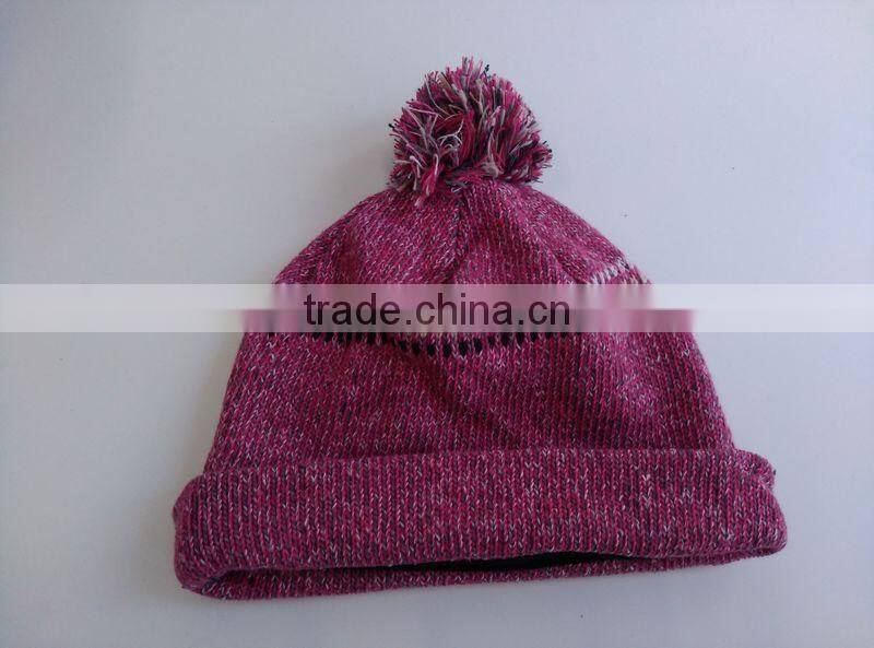High Quality Cheap Custom Winter Hat With POMPOM