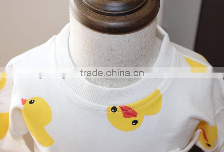 2015 hot sell 100% cotton long sleeves pullover children's hoodies