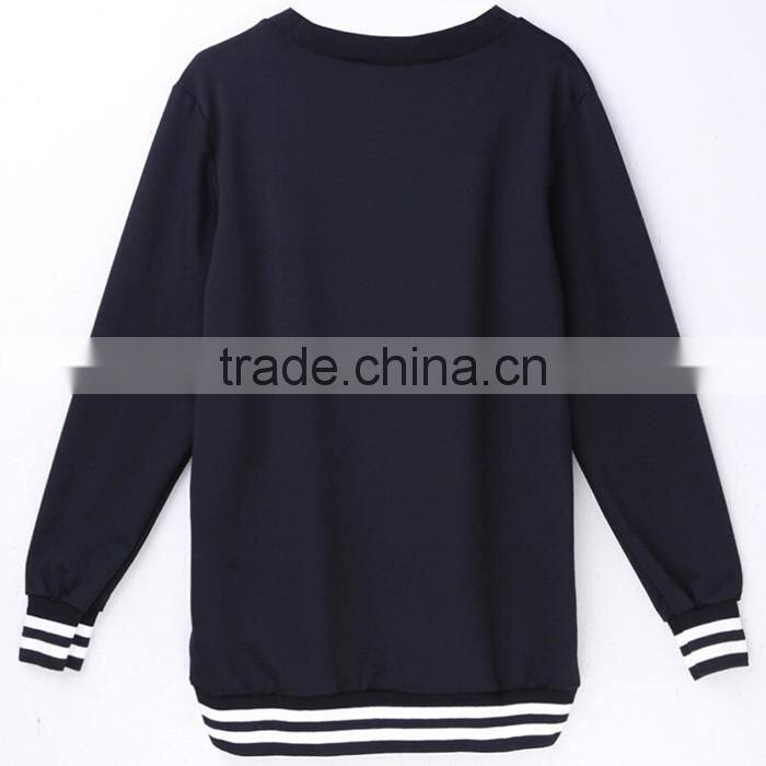 Trend fancy printing men christmas sweatshirt