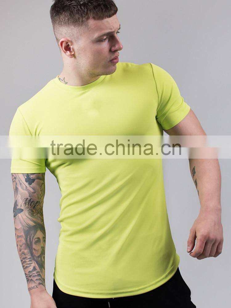 mens fitness wear, round neck muscle t shirt