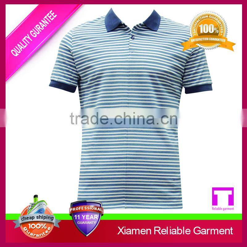 custom multi-color striped polo shirt for men, high quality polo shirts wholesale china