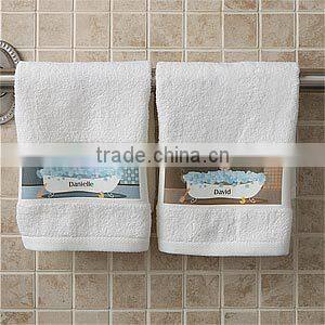 Custom brand printing premium cotton hand towel