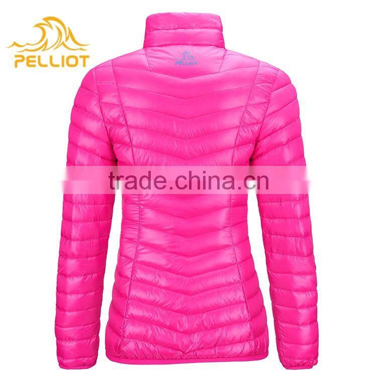 OEM Women Ultralight Down Jacket Stand Collar Winter Coats