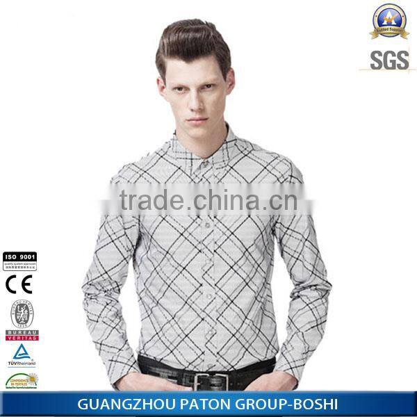 China Supplier Latest Slim Fit Long Sleeve Shirts For Men Pictures