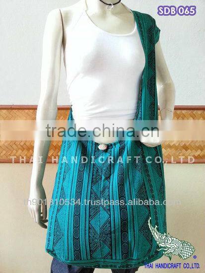 Thai Large Cotton Shoulder Hippie Boho Hobo Sling Crossbody Yaam