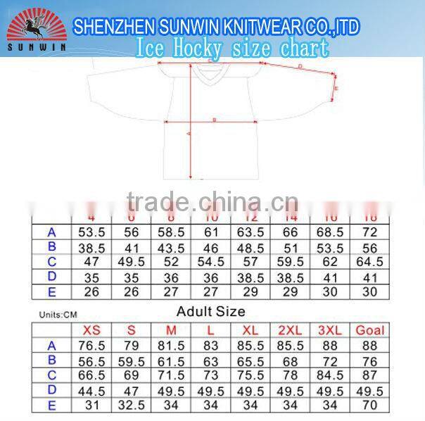 custom training ice hockey jersey