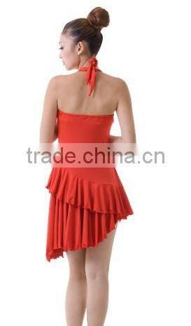 Newest Latin Dancing Costumes, Elegent Dancing Costume, High Quality Dance Performance Wear,Latin Style Tassels Skirt (A49)
