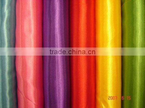 100%polyester sateen fabric75dx75d/233x106