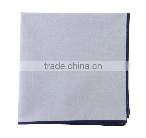 contrasting border hanky