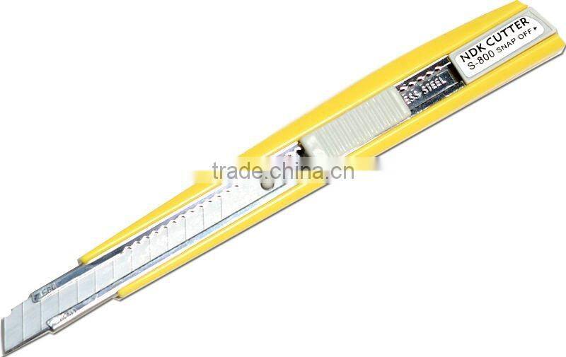 9mm snap off blade with Auto-Lock cutter knife/Model S-800