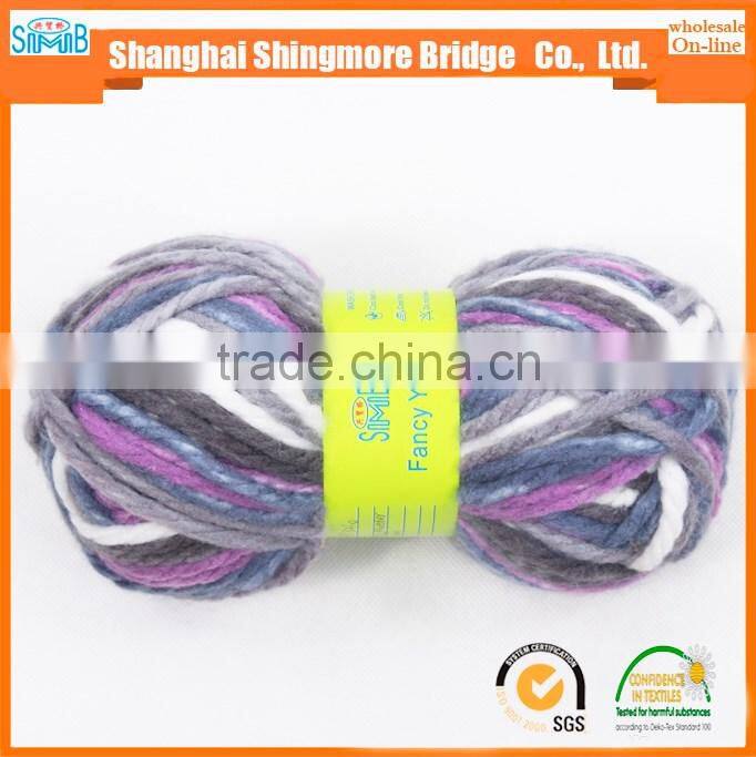 knitting yarns gold supplier hot wholesale blended yarn oeko tex quality hand knitting scarf yarn