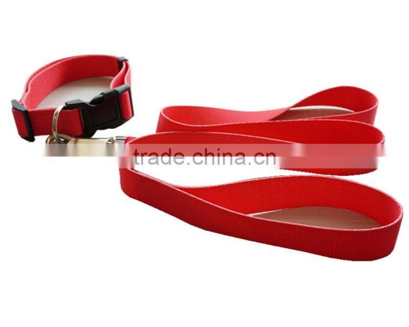 Soft nylon webbing for dog collar and leash