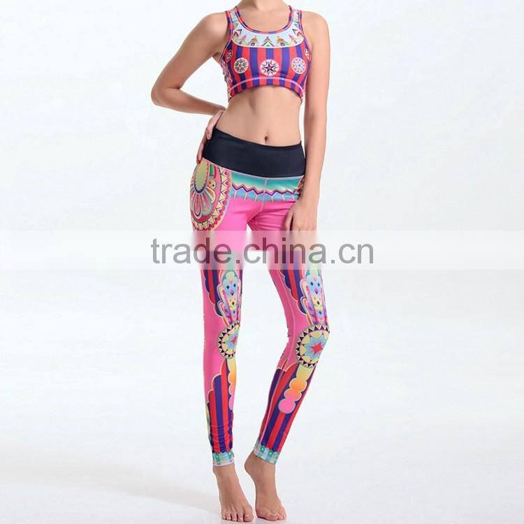 Modern Style Custom Design Women Bodybuilding Clothing Set