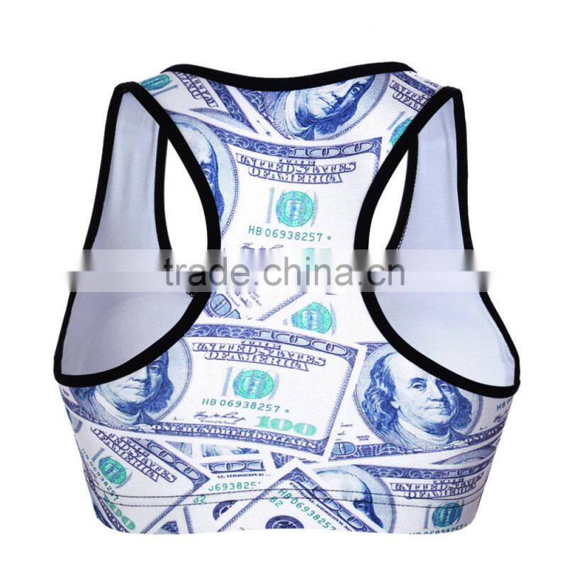 2015 Oeko Comfortable Quick Dry Breathable for women fitness wear Lady's Sports Bra S131-69