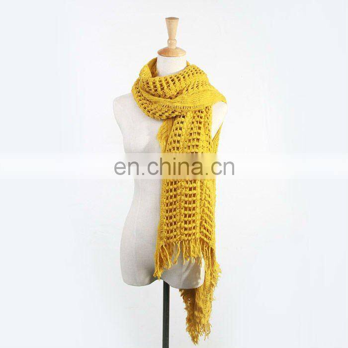 2012 fashion ladies solid color jacquard winter knitted shawl