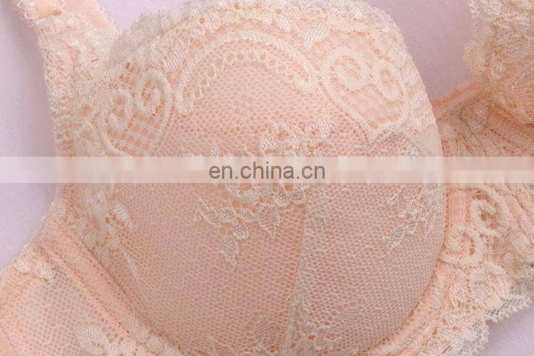 Factory Price TOP Design Mesh Mature Ladies Sexy Nude Lace Bra