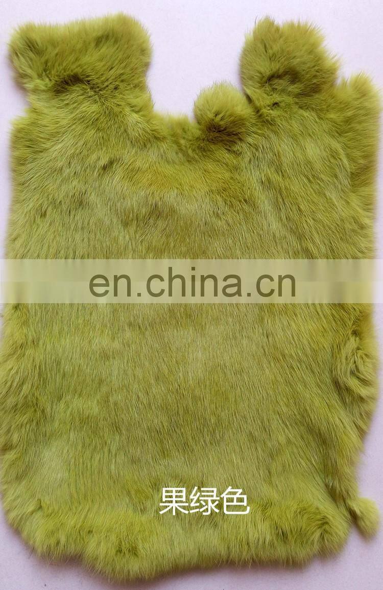China Factory Price Real Rabbit Fur Skin Rabbit Fur Pelt for clothing
