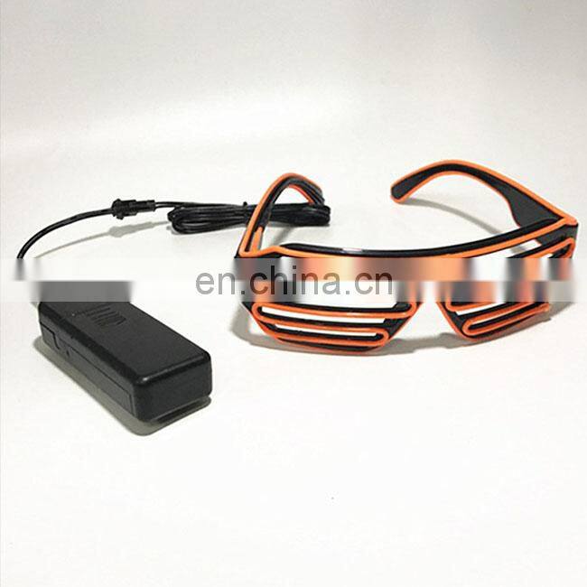 Party el equalizer glasses light up glowing shutter party el wire Glasses