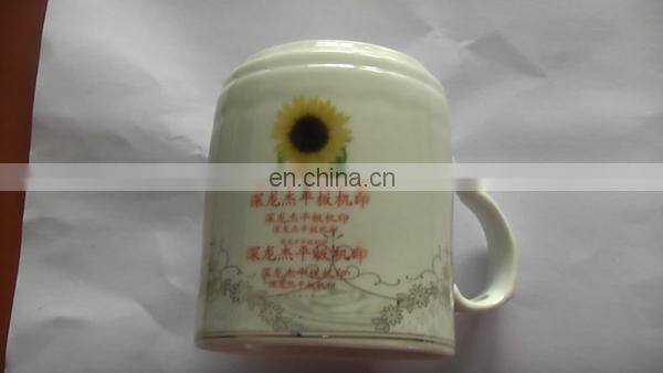 SLJET hot selling glass bottle cup uv flatbed inkjet printer printing machine