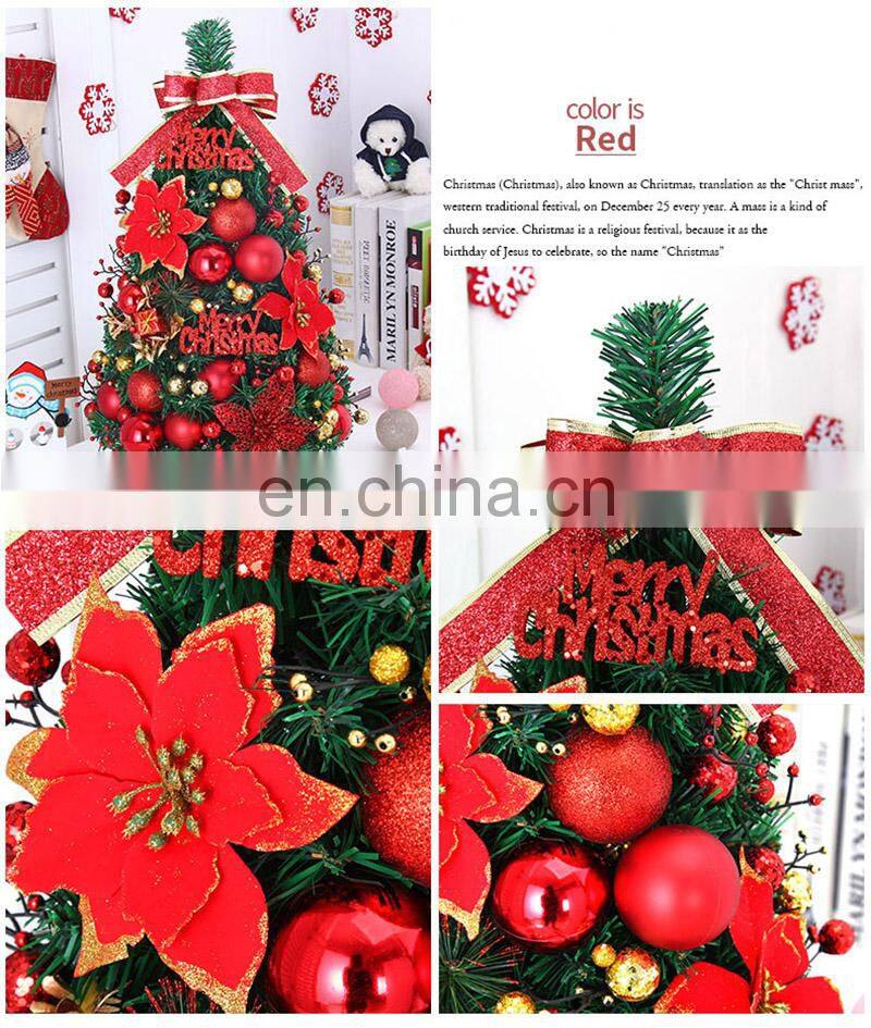 60cm Realistic Tabletop Christmas Trees Stand Small Size Gold