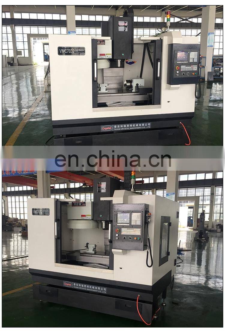 Metal 4 axis CNC Milling Machine VMC7032 VMC Machine Tool Equipment