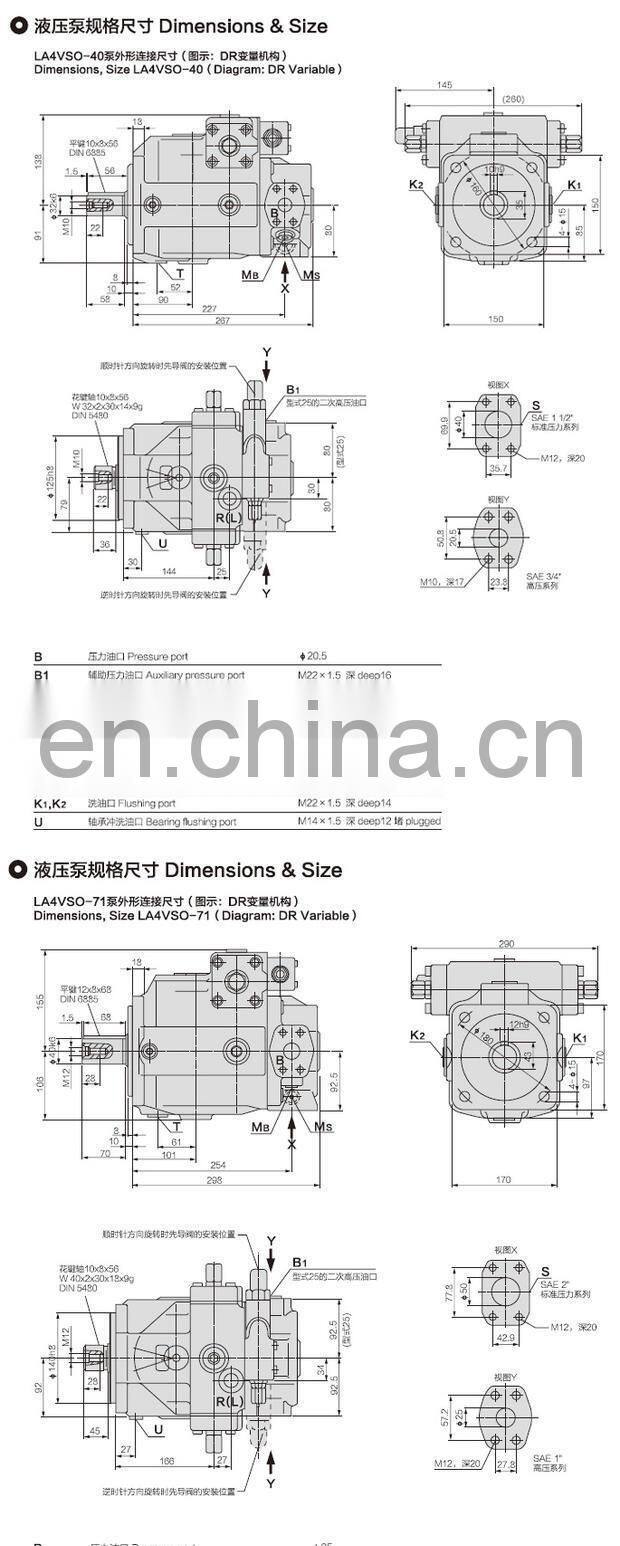 A4VSO250LR2/30R-VPB13N00 Axial Piston Variable Pump