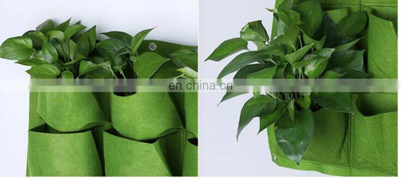 felt plant grow pot pocket bag for decoration