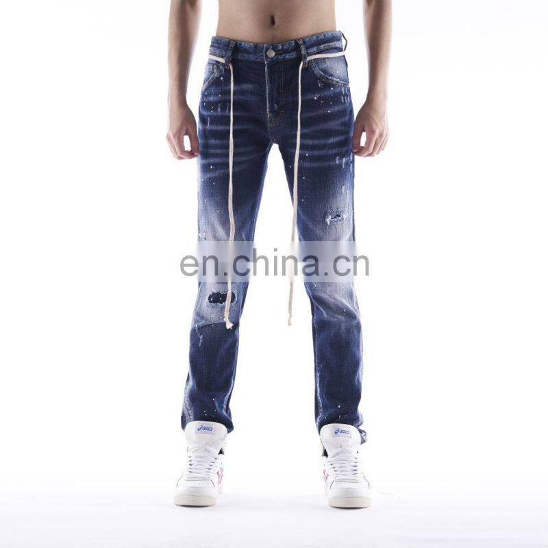 DiZNEW Wholesale bootcut male loose denim jeans men