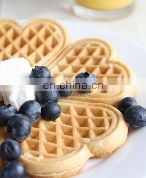 Belgian waffles biscuit heart shape waffle iron waffle stick machine with custom