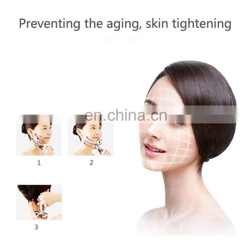 Handheld 3D Face Beauty Massage Lifting Roller Facial Massager Roller