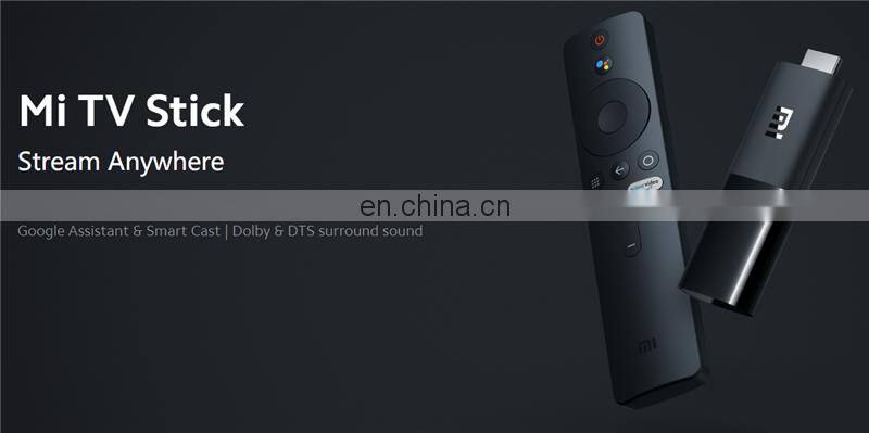 Xiaomi Smart Mi TV Stick EU US Version Google Assistant Netflix Android TV sticks 1080P HD Portable Fire TV Stick