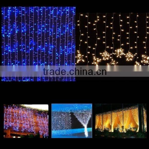 Decorating Holiday Wedding Curtain Lights Icicle String Lights HNL099