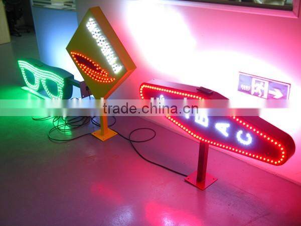 Infrared remote control LED presse sign red + white LED indicate display outdoor