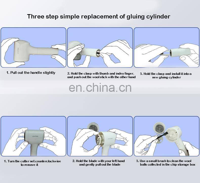 2021 PRITECH Compact Size Rechargeable Usb Charging Cable Portable Lint Remover Clothes