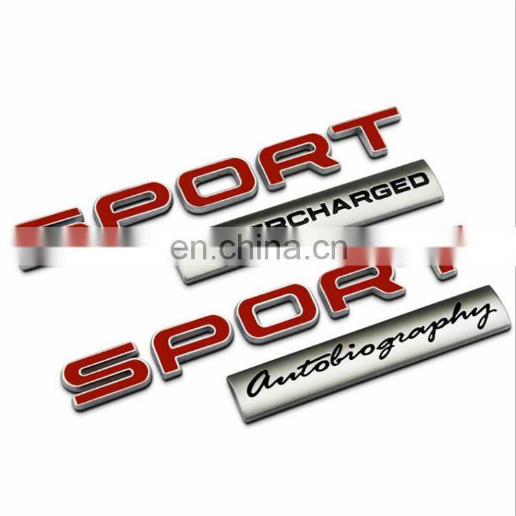 Custom ABS Body Decoration Car Emblem Sticker For Ranger Rover