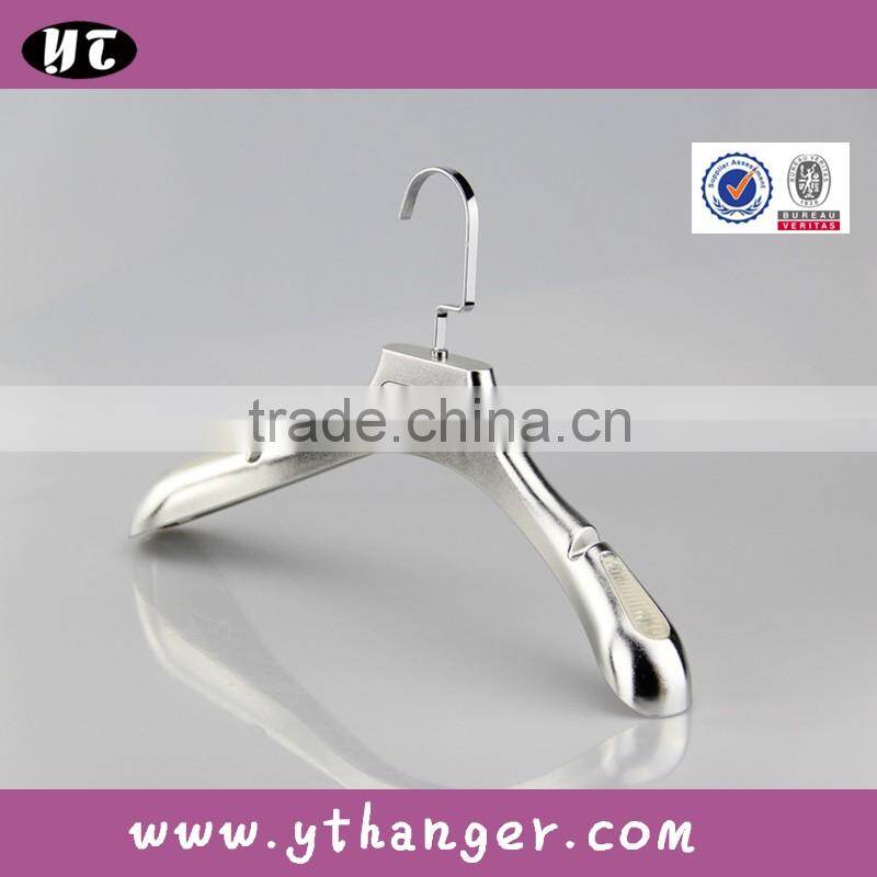 HA6959 notched plastic shirt hanger rose gold coat hangers