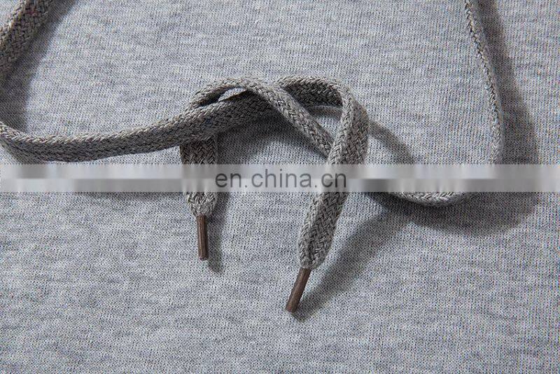 Men's and women's sweater sports hoodie plus size training fitness jogging suit 2-piece custom printing