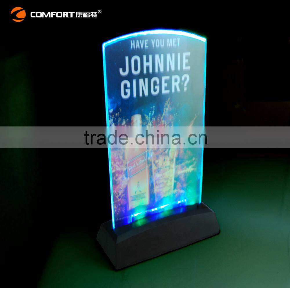 Light up night club barware led illuminated ice bucket