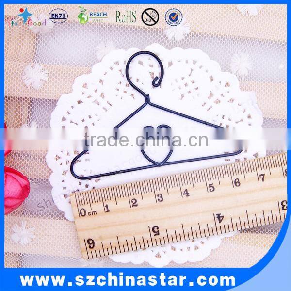 Small hangers for doll clothes