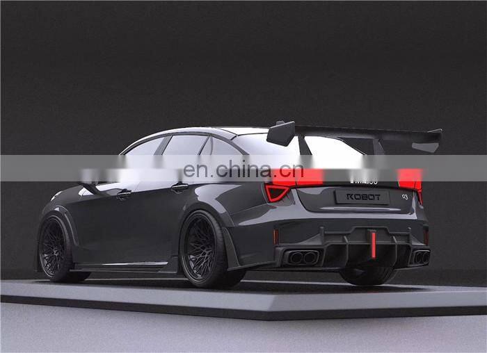 Runde For Lynk & Co 03 Upgrade Robot Style Newest Body Kit Front Lip Rear Diffuser Spoiler Side Skirts Wide Wheel Eyebrows