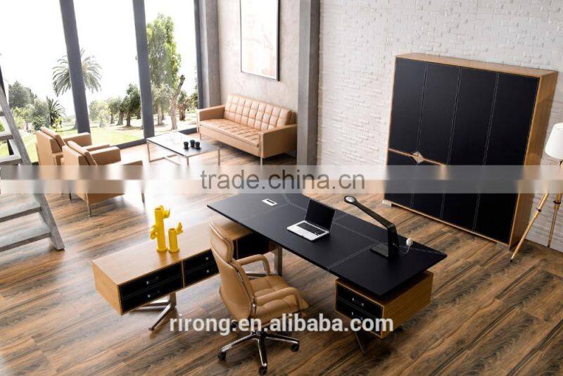 A859 reclining leather executive chair